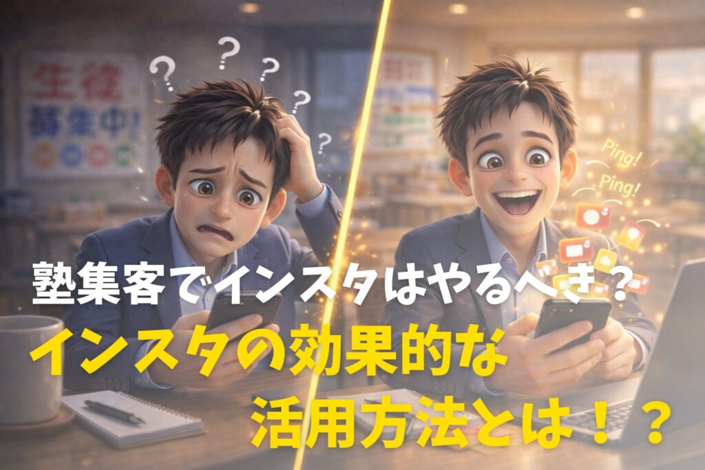 塾のインスタグラム集客は効果ある？小規模塾の効果的なインスタ活用法